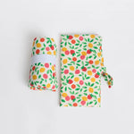 Tapis_langer_nomade_Nid_pli_compact_motif_fruits 